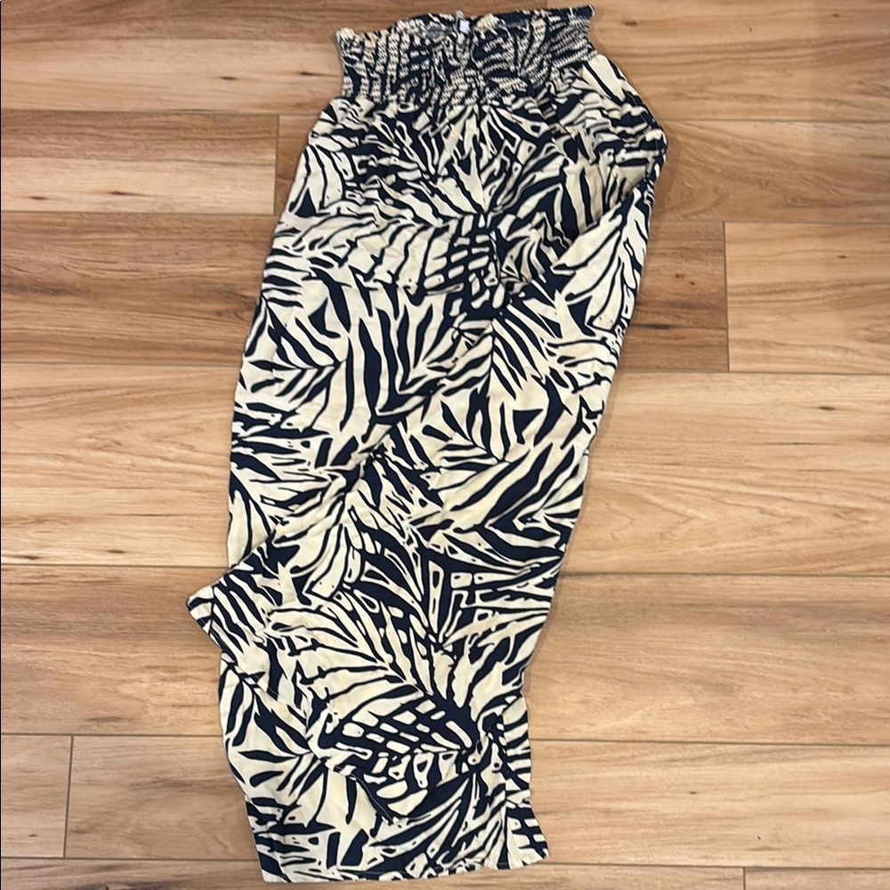 Patrons of Peace Navy and Cream Skirt